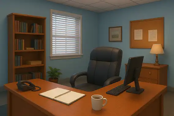 House themed escape room office